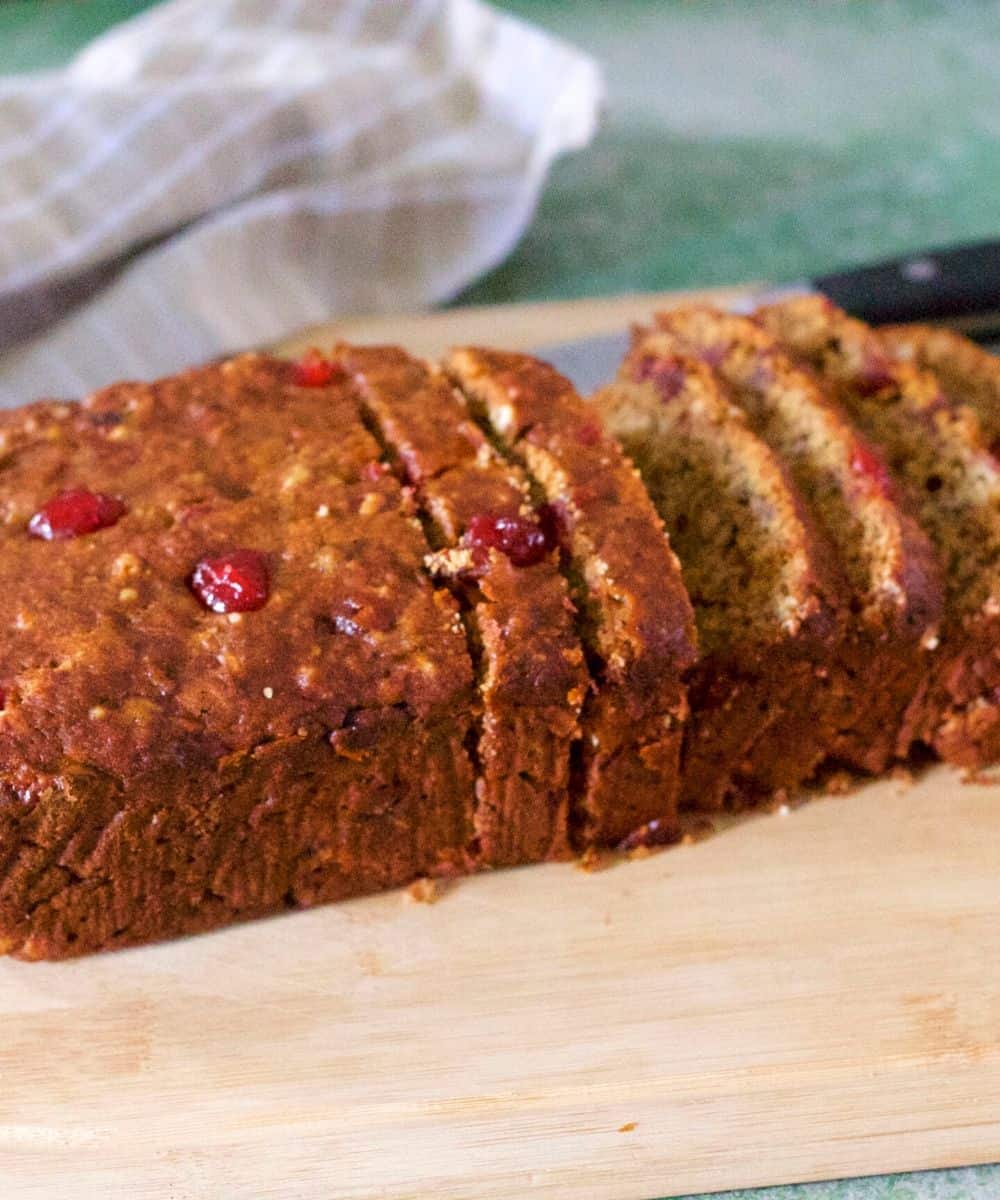 Easy Cranberry Banana Bread Recipe | Pepper On Pizza