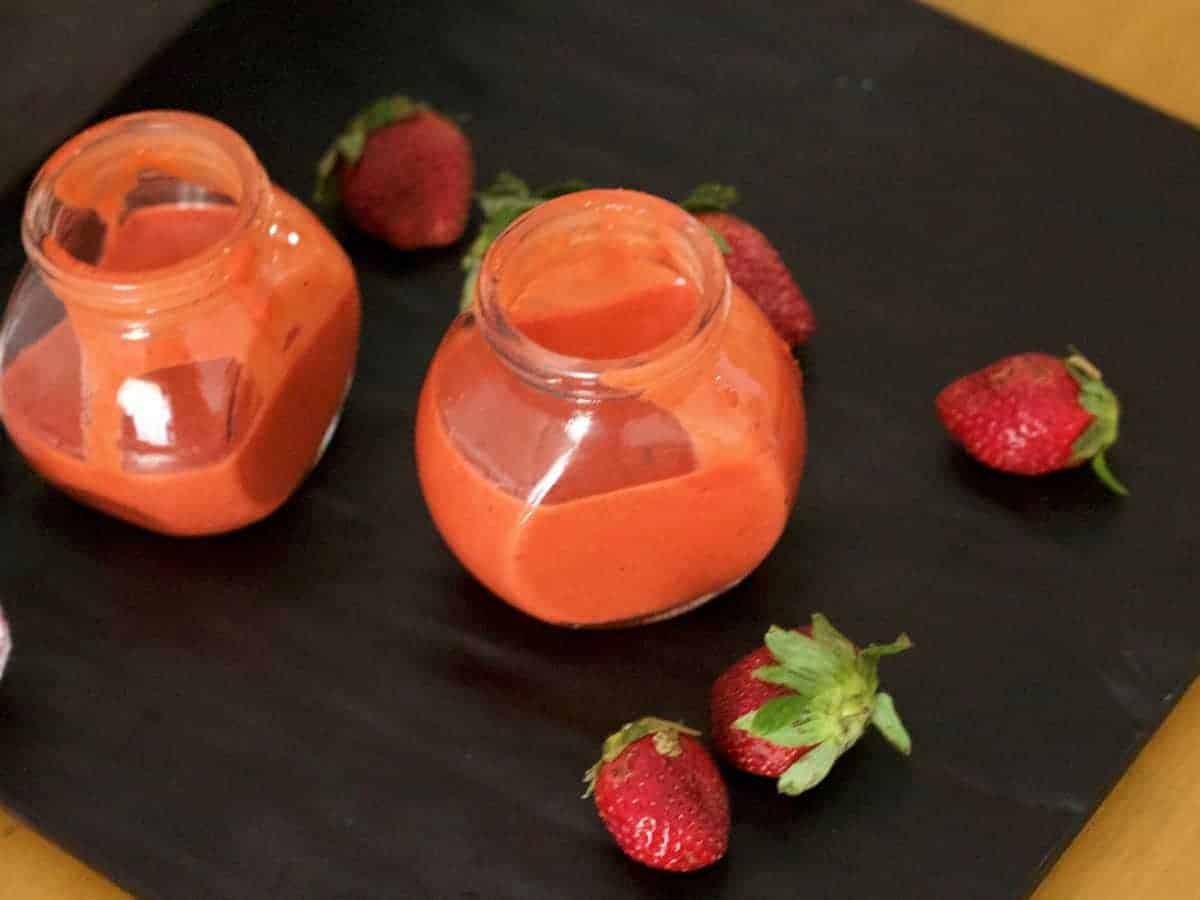 Strawberry Poppyseed Gazpacho