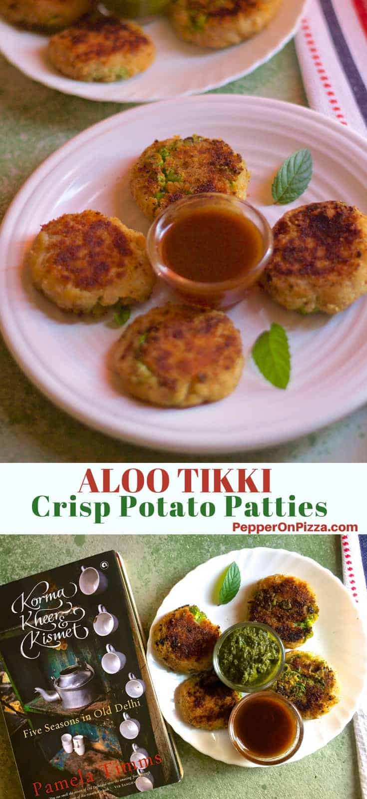 Aloo Tikki - Indian Crispy Potato Patties - PepperOnPizza